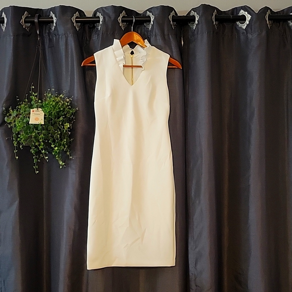 Calvin Klein, White Dress